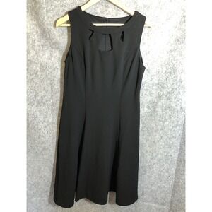 green emerald velvet dress Sleeveless Fit-And-Flare Dress